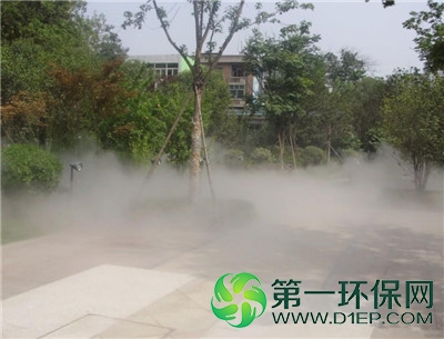 别墅园林花园小区景观人造雾设备2027