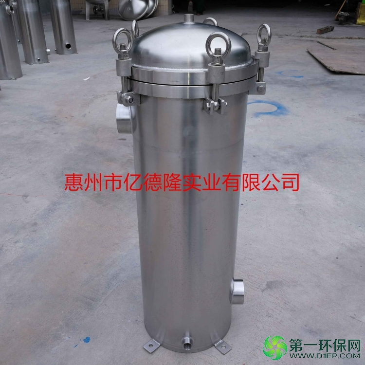 219X410X1内丝平脚快装不锈钢袋式过滤器12_副本