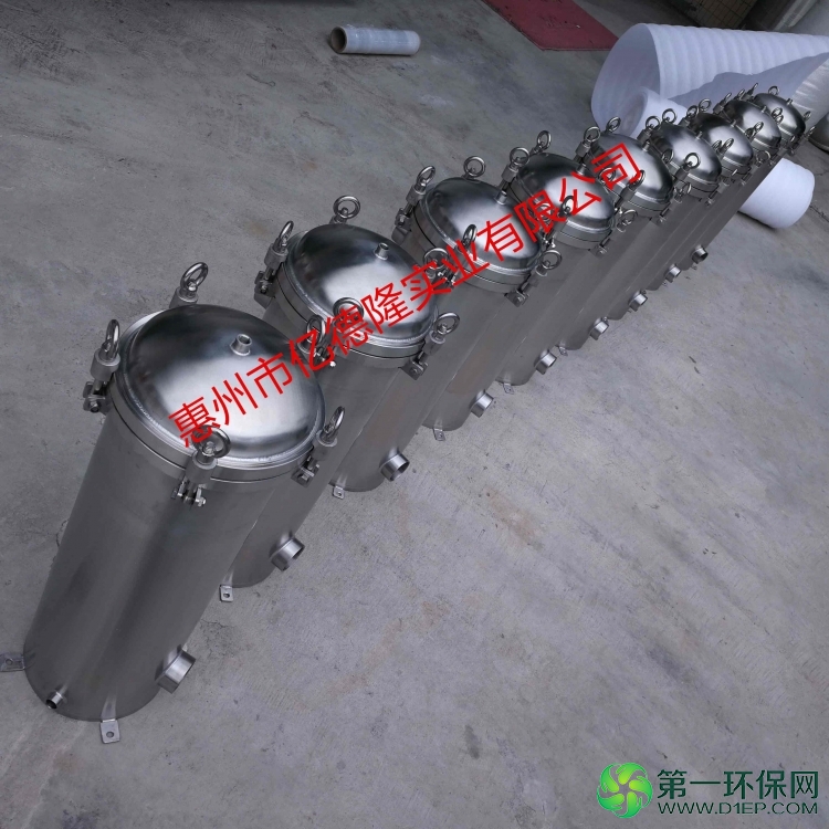 219X410X1内丝平脚快装不锈钢袋式过滤器14_副本
